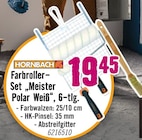 Farbroller-Set „Meister Polar Weiß“ von Hornbach im aktuellen Hornbach Prospekt