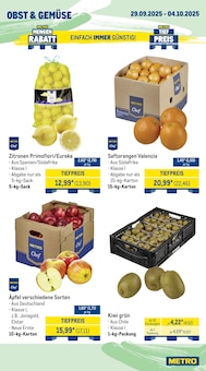 Kiwi im METRO Prospekt "Wochenangebote Gastro + MonatsMenü + METRO Markets" mit 40 Seiten (Stuttgart)