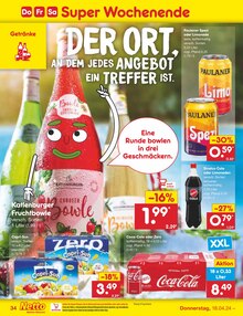 Coca Cola im Netto Marken-Discount Prospekt "Aktuelle Angebote" mit 49 Seiten (Gronau (Westfalen))