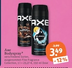 Bodyspray im Angebot bei tegut in Offenbach Bodyspray Angebote von Axe bei tegut Offenbach für 3,49 €