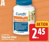 Magnesium 250mg von Curafit Plus für 2,45 € bei E center im Angebot Magnesium 250mg von Curafit Plus im aktuellen E center Prospekt