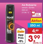 Bodyspray im Angebot bei Netto Marken-Discount in Freiburg Bodyspray Angebote von Axe bei Netto Marken-Discount Freiburg für 3,99 €