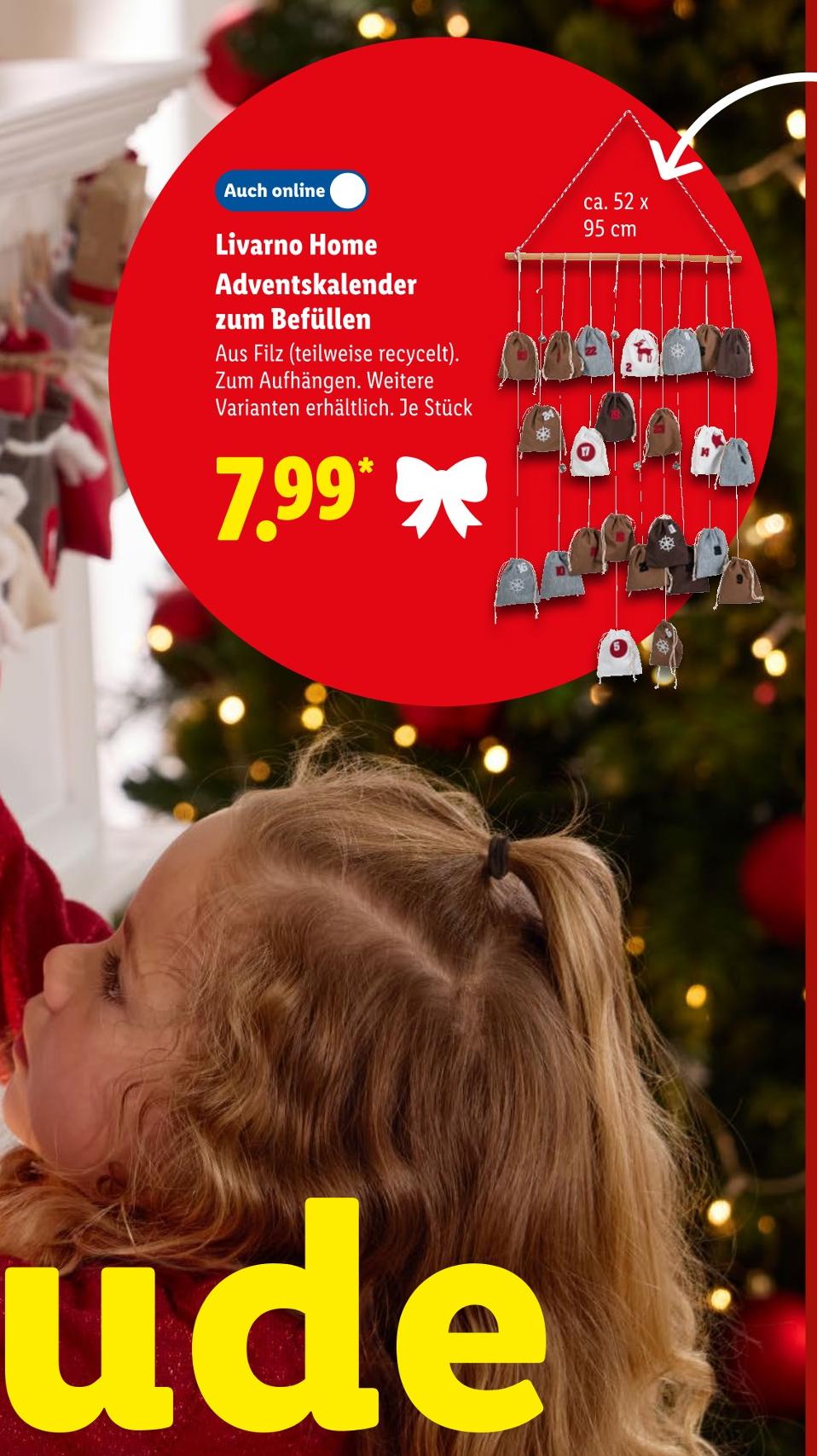 Adventskalender zum Befüllen