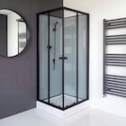 Brico Dépôt Sébazac-Concourès - Promo Cabine douche square noire 80x80 cm Promo Cabine douche square noire 80x80 cm à 189,00 € dans le catalogue Brico Dépôt à Sébazac-Concourès