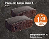 Brownie mit dunkler Glasur für 1,20 € bei V-Markt im Angebot Brownie mit dunkler Glasur im aktuellen V-Markt Prospekt