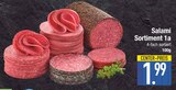 Salami Sortiment 1a  im aktuellen EDEKA Prospekt für 1,99 €
