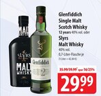 Single Malt Scotch Whisky Angebote von Glenfiddich bei famila Nordost Gifhorn für 29,99 €