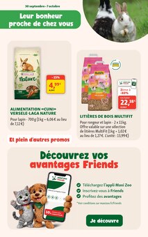 Promotion Alimentation Chat dans le prospectus Maxi Zoo, valable du 30/09/2026 au 03/10/2026 Promo Alimentation Chat dans le catalogue Maxi Zoo du moment à la page 3