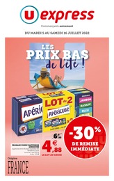 Catalogue U Express à Strasbourg, avec 24 pages Prospectus U Express à Strasbourg, "Les prix bas de l'été !", 24 pages, 05/07/2022 - 16/07/2022