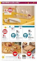 Prix et réduction Vaisselle dans le prospectus Super U en cours Offre Vaisselle dans le catalogue Super U du moment à la page 10
