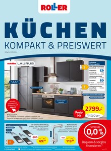ROLLER Prospekt "KÜCHEN - KOMPAKT & PREISWERT" mit  Seiten (Hamburg)
