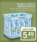 Mineralwasser im Angebot bei EDEKA in Haltern am See Mineralwasser Angebote von Rheinfels Quelle bei EDEKA Haltern am See für 5,49 €