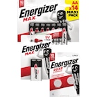 SUR TOUTES LES PILES ALCALINES ET MINIATURES (HORS GRATUITÉ) - ENERGIZER en promo chez Carrefour Quimper
