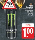 Aktuelles Energy Drink Angebot bei EDEKA in Jena ab 1,00 €