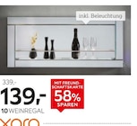 Weinregal im XXXLutz Möbelhäuser Prospekt Weinregal von im aktuellen XXXLutz Möbelhäuser Prospekt für 139,00 €