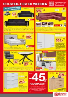 Kühlschrank im Möbelzentrum Pforzheim Prospekt "PREISVERGLEICH AUSDRÜCKLICH ERWÜNSCHT." mit 4 Seiten (Böblingen)