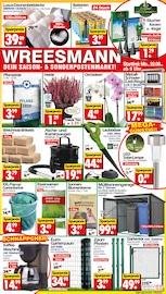 Zaun im Wreesmann Prospekt in Bautzen Aktueller Wreesmann Prospekt mit Zaun, "DEIN SAISON- & SONDERPOSTENMARKT!", Seite 1