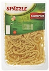 Spaetzle aux œufs frais - SAVORPATE en promo chez Intermarché Spaetzle aux œufs frais - SAVORPATE dans le catalogue Intermarché