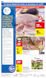 Prix et réduction Jambon dans le prospectus Carrefour Market en cours Offre Jambon dans le catalogue Carrefour Market du moment à la page 12
