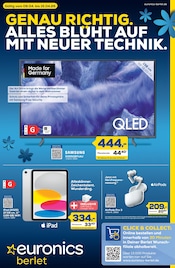 Aktueller EURONICS Prospekt mit Smartphone, "GENAU RICHTIG. ALLES BLÜHT AUF MIT NEUER TECHNIK.", Seite 1
