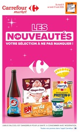 Prospectus Supermarchés Carrefour Market en cours à Chancelade et alentours, "LES NOUVEAUTÉS", 13 pages, 04/08/2026 - 31/08/2026 Catalogue Supermarchés Carrefour Market en cours à Chancelade et alentours, "LES NOUVEAUTÉS", 13 pages, 04/08/2026 - 31/08/2026