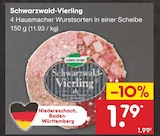Aktuelle Wurst Angebote bei Netto Marken-Discount in Reutlingen Aktuelles Schwarzwald-Vierling Angebot bei Netto Marken-Discount in Reutlingen ab 1,79 €