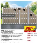 WPC-Zaun „Lasse“ für 44,99 € bei toom Baumarkt im Angebot WPC-Zaun „Lasse“ im aktuellen toom Baumarkt Prospekt
