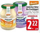Aktuelles Bio-Fruchtjogurt Mango Angebot bei EDEKA in Regensburg ab 2,22 €