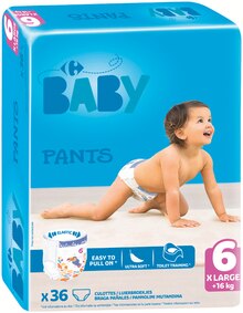 Couches culottes baby - Carrefour Market à Antony Couches culottes baby en promo chez Carrefour Market Antony à 8,24 €