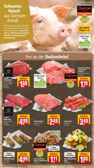 Fleisch im aktuellen REWE Prospekt (Leipzig) Fleisch im REWE Prospekt "Dein Markt" mit 33 Seiten (Leipzig)