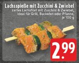Aktuelle Zucchini Angebote bei E center in Wuppertal Aktuelles Lachsspieße mit Zucchini & Zwiebel Angebot bei E center in Wuppertal ab 2,99 €