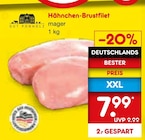 Hähnchen-Brustfilet Angebote von Gut Ponholz bei Netto Marken-Discount Freiburg für 7,99 €