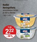 Heringsfilets Angebote von Nadler bei V-Markt München für 2,22 €