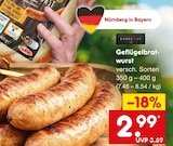 Aktuelles Geflügelbratwurst Angebot bei Netto Marken-Discount in Nürnberg ab 2,99 €