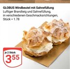 Windbeutel mit Sahnefüllung im Angebot bei GLOBUS in Zwickau Windbeutel mit Sahnefüllung Angebote von Globus bei GLOBUS Zwickau für 3,55 €