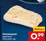 Schweinespeck Angebote bei Netto Marken-Discount Halberstadt für 0,99 €