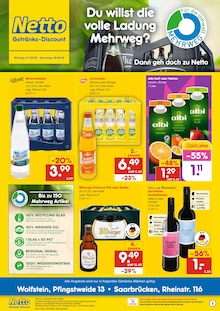 Aktueller Netto Marken-Discount Prospekt (Riegelsberg, 2 Seiten zum blättern Netto Marken-Discount Prospekt DER ORT, AN DEM DU IMMER AUSGEZEICHNETE PREISE FINDEST. mit 2 Seiten