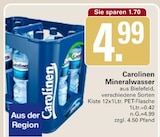 Mineralwasser bei WEZ im Rahden Prospekt für 4,99 €