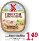 Pommersche Leberwurst im Angebot bei E center in Offenbach Pommersche Leberwurst Angebote von Rügenwalder Mühle bei E center Offenbach für 1,49 €