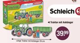 Traktor mit Anhänger von Schleich im aktuellen V-Markt Prospekt für 39,99 €