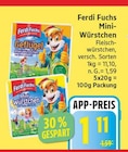 Geflügel Mini Würstchen von Ferdi Fuchs für 1,11 € bei EDEKA im Angebot Geflügel Mini Würstchen von Ferdi Fuchs im aktuellen EDEKA Prospekt
