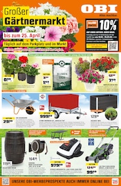 Aktueller OBI Prospekt mit Regentonne, "GROSSER GÄRTNERMARKT", Seite 1