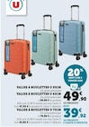 Valise à roulettes 53CM - U - Hyper U à Tourcoing Valise à roulettes 53CM - U en promo chez Hyper U Tourcoing à 39,92 €