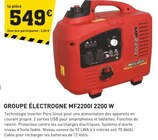 GROUPE ÉLECTROGENE MF2200I 2200 W à Tout Faire dans Morteau GROUPE ÉLECTROGENE MF2200I 2200 W à Tout Faire dans Morteau