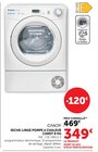 Sèche-linge pompe à chaleur 8 kg - Candy - Super U à Villeurbanne Sèche-linge pompe à chaleur 8 kg - Candy en promo chez Super U Villeurbanne à 349,00 €