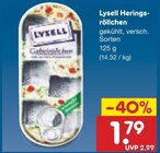 Heringsröllchen im Angebot bei Netto Marken-Discount in Rostock Heringsröllchen Angebote von Lysell bei Netto Marken-Discount Rostock für 1,79 €