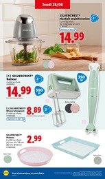 Prix et réduction Hachoir électrique dans le prospectus Lidl en cours Offre Hachoir électrique dans le catalogue Lidl du moment à la page 34