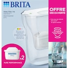 Carafe Style Essential 2 mois MAXTRA PRO blanche - BRITA en promo chez Carrefour Carafe Style Essential 2 mois MAXTRA PRO blanche - BRITA dans le catalogue Carrefour