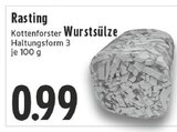 Wurstsülze Angebote von Rasting bei EDEKA Coesfeld für 0,99 €