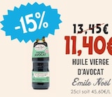 Huile vierge d'avocat - Emile Noël - Naturalia Huile vierge d'avocat - Emile Noël à 11,40 € dans le catalogue Naturalia